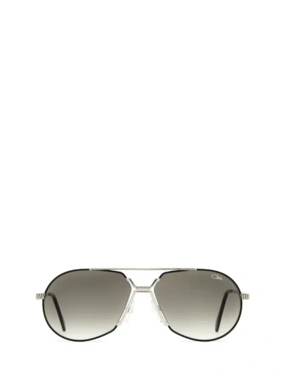 Shop Cazal Sunglasses In Black - Silver