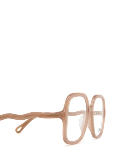 Shop Chloé Eyeglasses In Nude