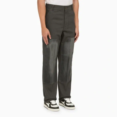Shop Dickies Charcoal Regular Trousers In Grey