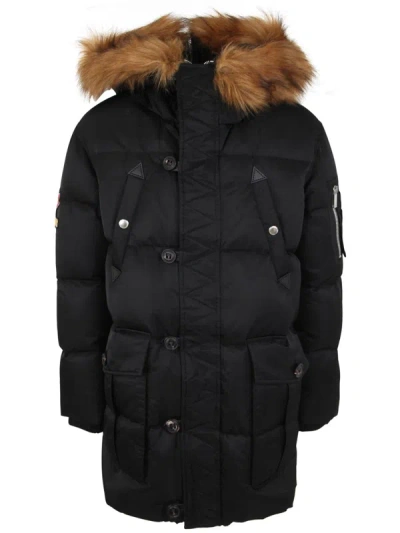 Shop Dsquared2 Puff Big Parka Clothing In Black