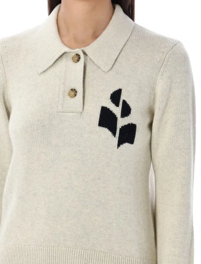 Shop Isabel Marant Étoile Nola Sweater In Light Grey
