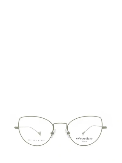 Shop Eyepetizer Eyeglasses In Matt Green