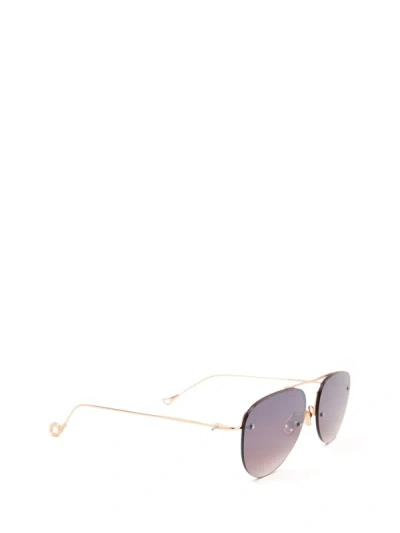 Shop Eyepetizer Sunglasses In Rose Gold
