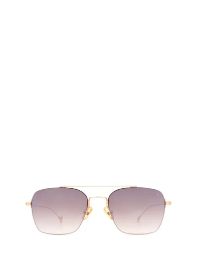 Shop Eyepetizer Sunglasses In Rose Gold Matt