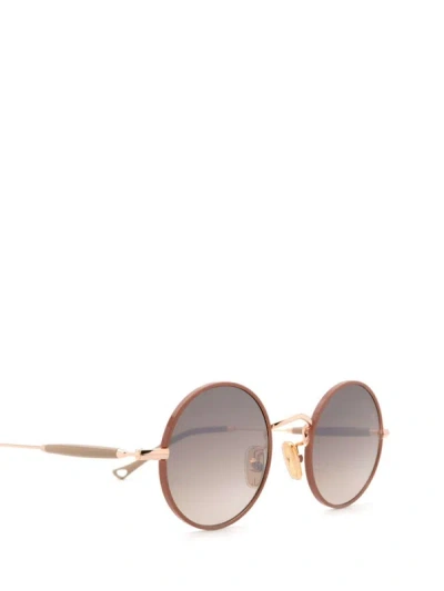 Shop Eyepetizer Sunglasses In Pinkish Brown