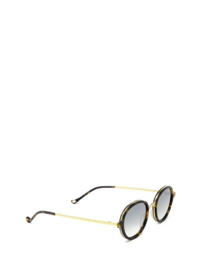 Shop Eyepetizer Sunglasses In Dark Havana Matt And Gold