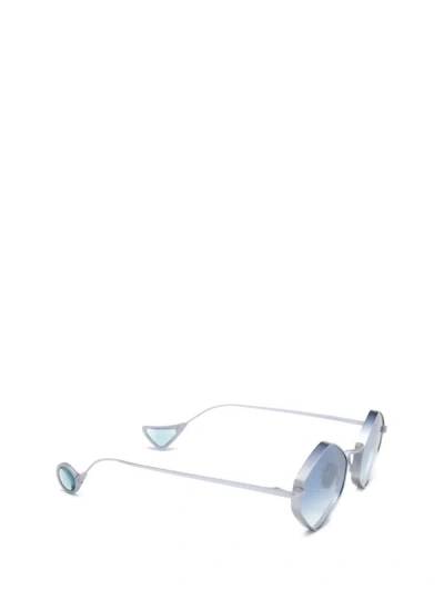 Shop Eyepetizer Sunglasses In Matt Silver