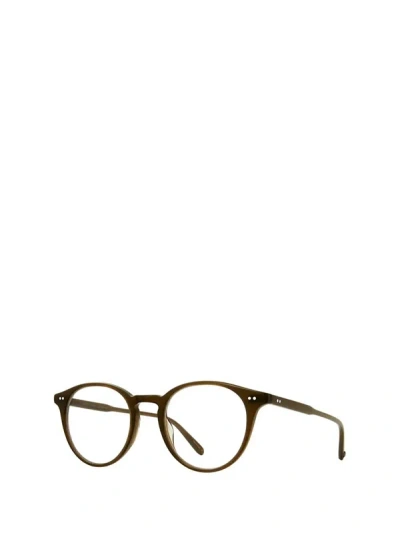 Shop Garrett Leight Eyeglasses In Olive
