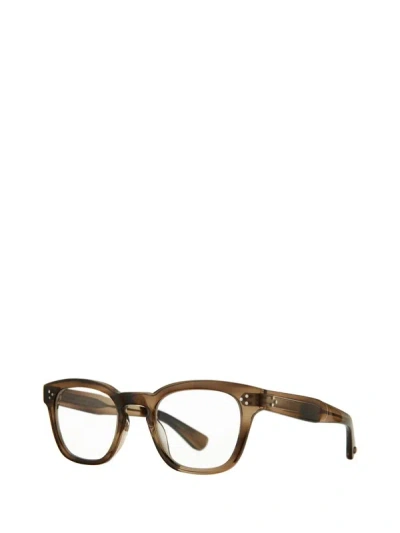 Shop Garrett Leight Eyeglasses In Khaki Tortoise