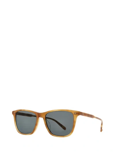 Shop Garrett Leight Sunglasses In Ember Tortoise