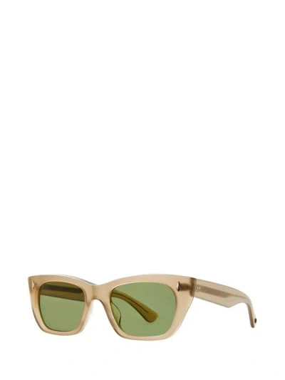 Shop Garrett Leight Sunglasses In Chanterelle