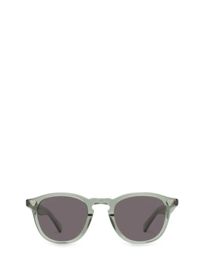 Shop Garrett Leight Sunglasses In Juniper/g15