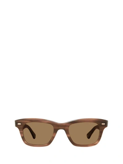 Shop Garrett Leight Sunglasses In Sequoia Tortoise