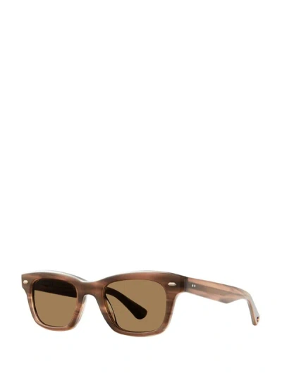 Shop Garrett Leight Sunglasses In Sequoia Tortoise