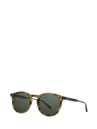 Shop Garrett Leight Sunglasses In Bio Army Tortoise/bio G15