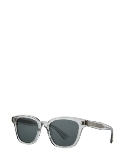 Shop Garrett Leight Sunglasses In Llg/semi-flat Blue Smoke