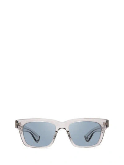 Shop Garrett Leight Sunglasses In Llg/pure Blue