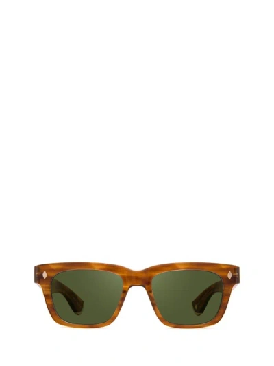 Shop Garrett Leight Sunglasses In Demi Blonde