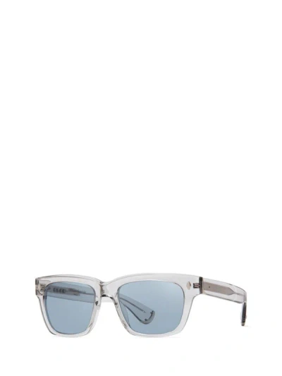 Shop Garrett Leight Sunglasses In Llg/pure Blue
