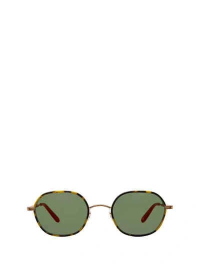 Shop Garrett Leight Sunglasses In Tokyo Tortoise-matte Gold
