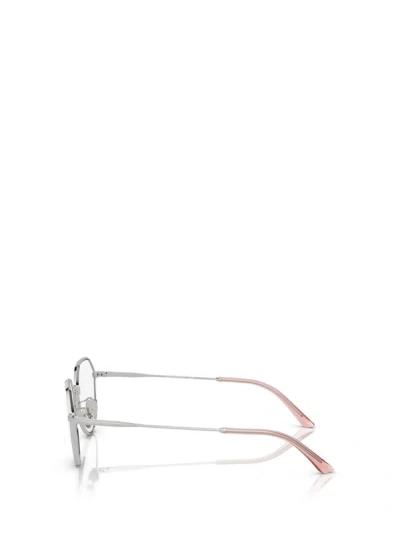 Shop Giorgio Armani Eyeglasses In Silver