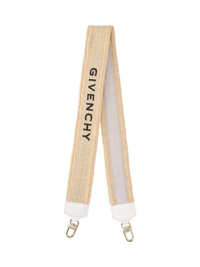 Givenchy Logo Shoulder Strap In Beige