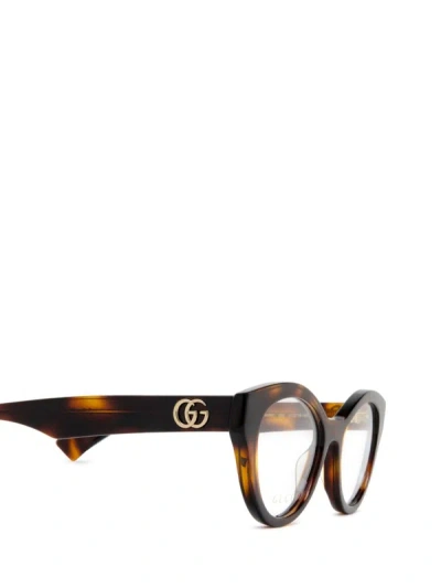 Shop Gucci Eyewear Eyeglasses In Havana