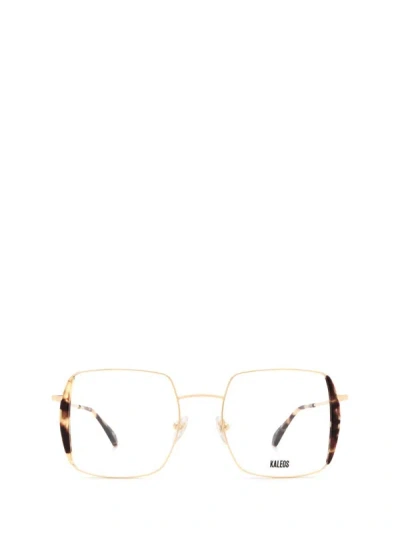 Shop Kaleos Eyeglasses In Gold & Tortoise