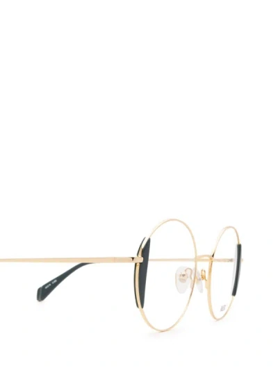 Shop Kaleos Eyeglasses In Gold & Green