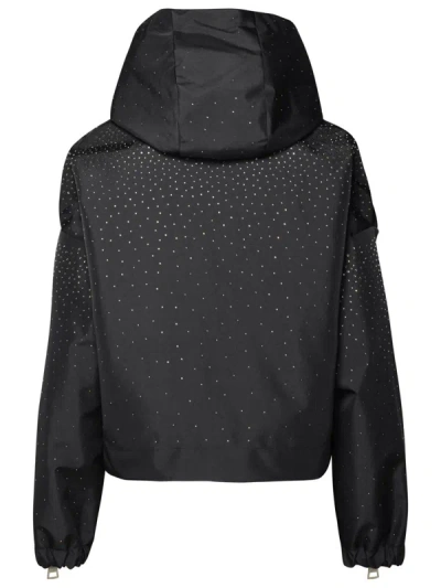Shop Khrisjoy 'khris Strass' Black Polyester Jacket