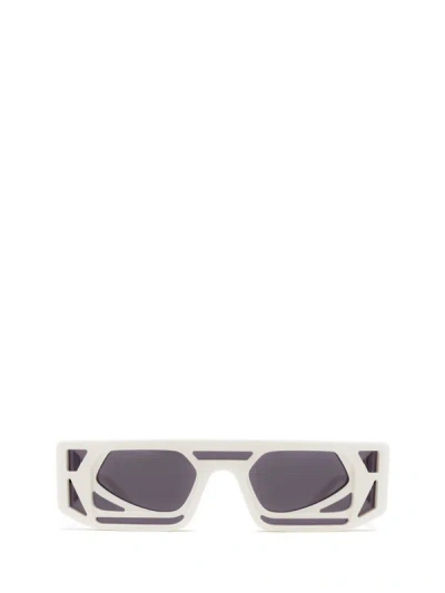 Shop Kuboraum Sunglasses In White