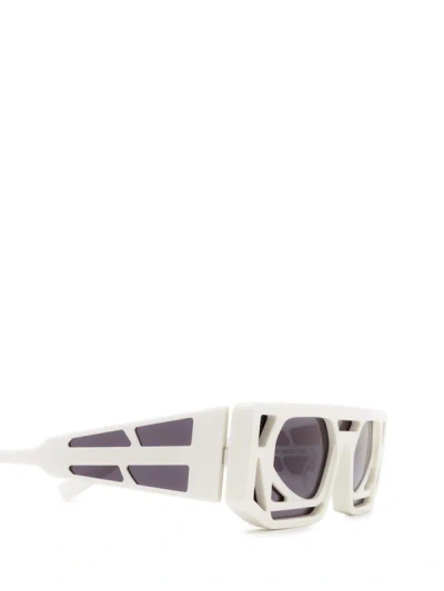Shop Kuboraum Sunglasses In White
