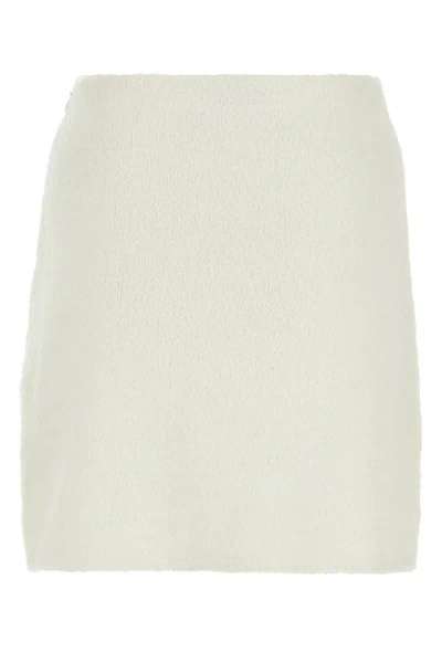 Shop Lanvin Skirts In Milk