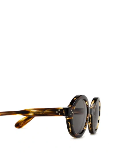 Shop Lesca Sunglasses In Light Jasper Tortoise