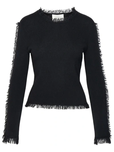 Shop Lisa Yang 'jae' Black Cashmere Sweater