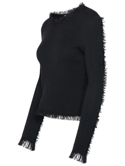 Shop Lisa Yang 'jae' Black Cashmere Sweater