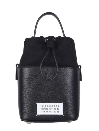 Shop Maison Margiela 5ac Bucket Bag Unisex In Black