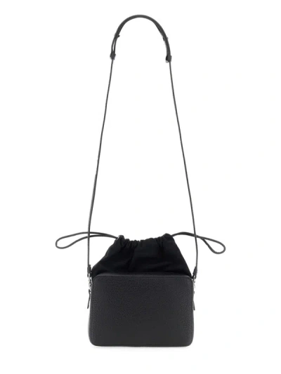 Shop Maison Margiela Shoulder Bag With Logo In Black