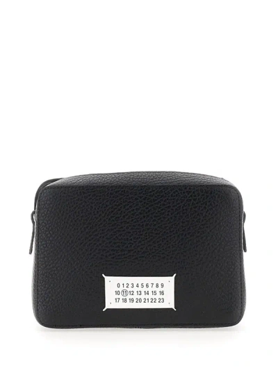 Shop Maison Margiela Shoulder Bag With Logo In Black