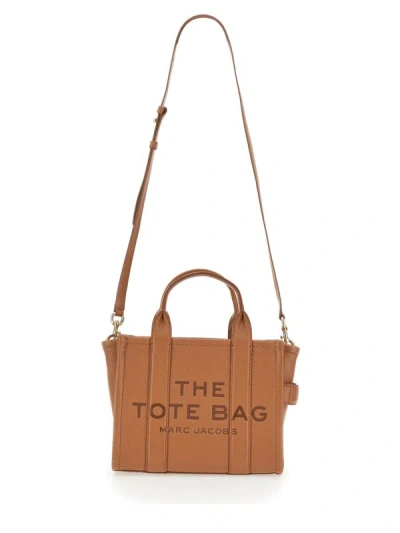 Shop Marc Jacobs The Tote Small Bag In Brown