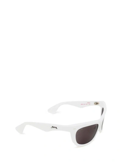 Shop Marni Sunglasses In Solid White