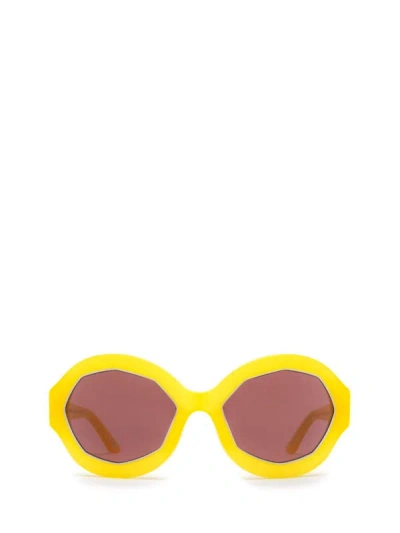 Shop Marni Sunglasses In Yellow