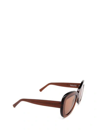 Shop Marni Sunglasses In Crystal Bordeaux