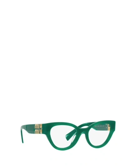Shop Miu Miu Eyewear Eyeglasses In Green