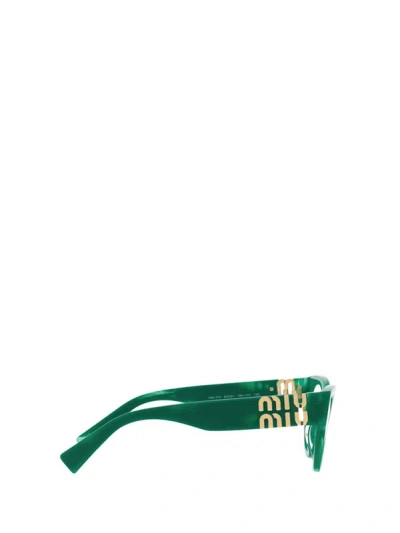 Shop Miu Miu Eyewear Eyeglasses In Green