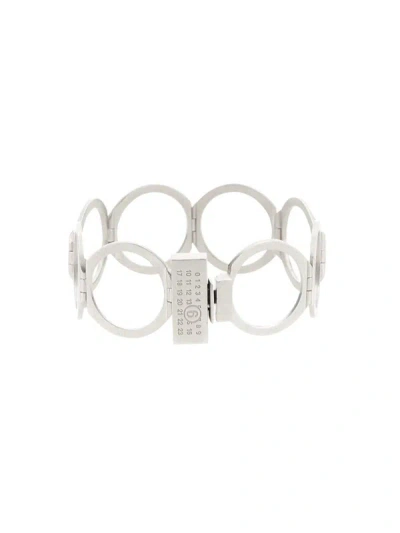 Shop Mm6 Maison Margiela Logo Ring In Multicolour