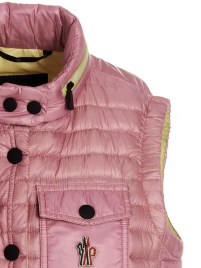 Shop Moncler Grenoble 'gumiane' Vest In Pink