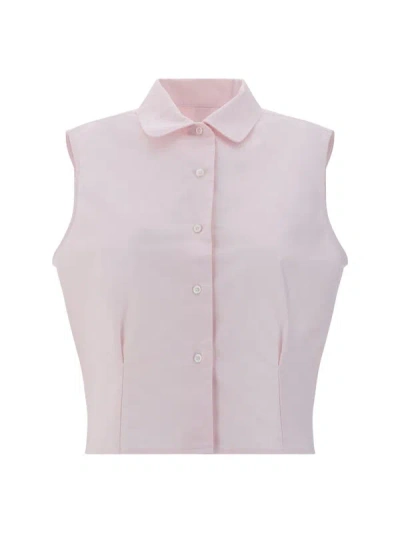 Shop Thom Browne Shirts In Lt Pink