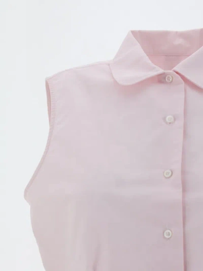 Shop Thom Browne Shirts In Lt Pink