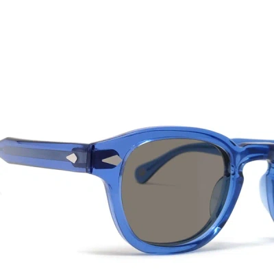 Shop Moscot Eyeglasses In Sapphire